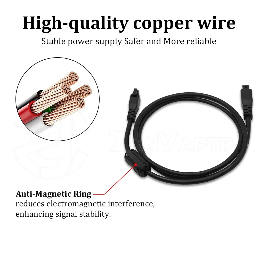 For Anycubic kobra 3 extension cable ACE 4-pin Extension Cable For Kobra3/Max/S1C 3D printer With Magnetic ring/without Magnetic - Image 4