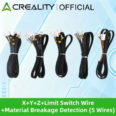 3D Printer 1-meter Material Breakage Detection Line Extension Cable Creality Ender3/CR10 Series XYZ Limit Switch Wire 5 Pieces