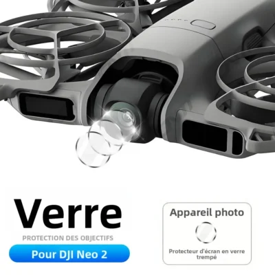 Protecteur d'objectif pour caméra de Drone DJI Neo 2, Film de protection anti-rayures en verre trempé HD pour accessoires DJI Neo 2