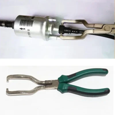 Alicate Profissional para Conexões de Tubos de Petróleo, Ferramenta de Desmontagem de Conectores de Tubulação de Óleo, Alicate de Remoção Rápida para Reparo de Abraçadeiras