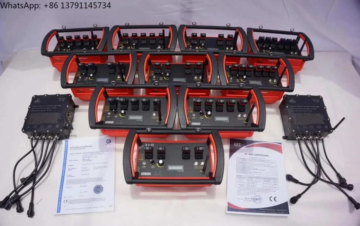 Preço de fábrica, 4 joysticks, vendas diretas da fábrica, à prova d'água, 12V 24V, rádio controle remoto sem fio para guindaste de caminhão - Image 6