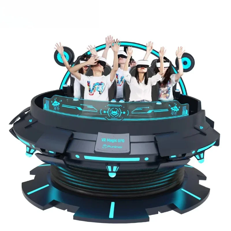 Conjunto de plataforma de simulação de vídeo 9d de realidade virtual, máquina de jogo vr, máquina de jogo de arcade, máquina de jogo de fliperama zumbi