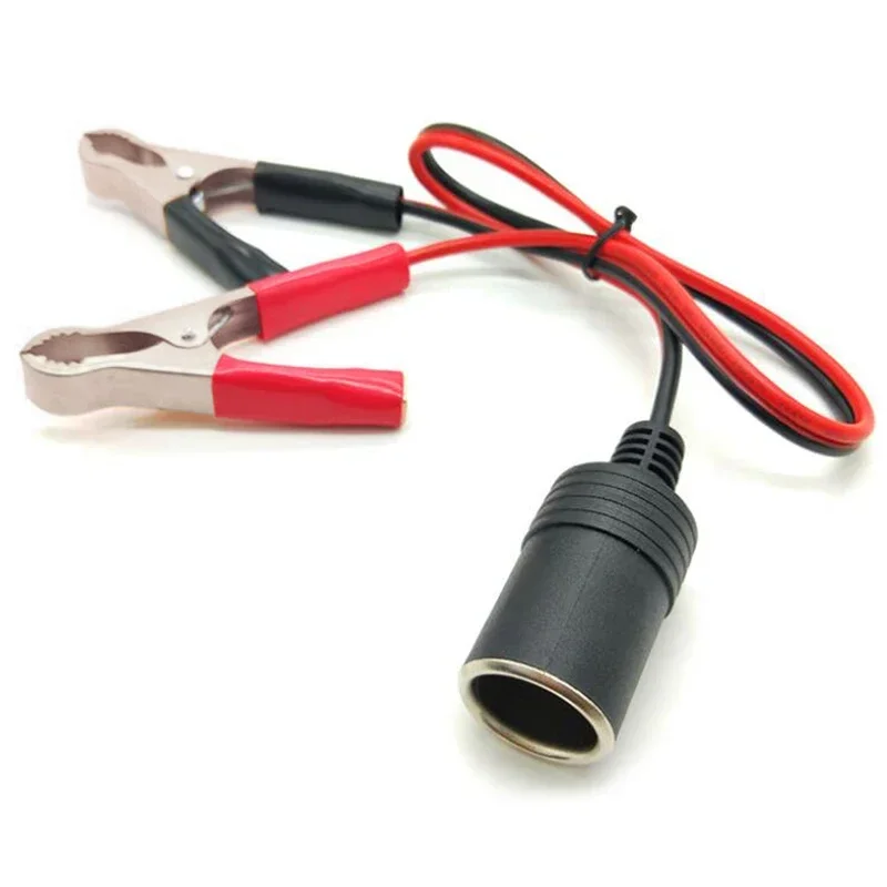 12v adaptador de clipe de bateria de carro de cobre puro de alta potência para soquete de isqueiro universal uso automotivo cabeça de conector aleatório - Image 2