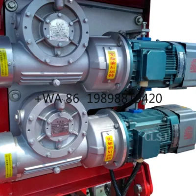 System | Industrial Crane Winch | High-Torque Gearbox & Motor Assembly 45KW Heavy-Duty Electric Hoist