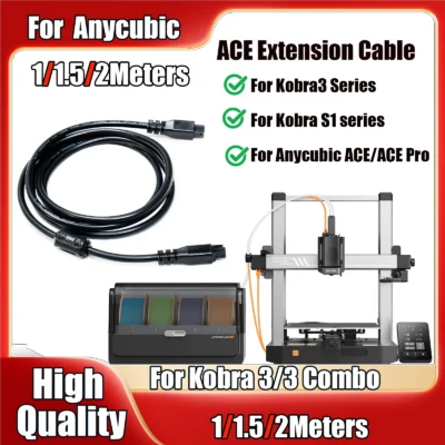 For Anycubic kobra S1Combo extension cable ACE 4-pin Extension Cable For Kobra3/S1C ACE Pro Data 3D printer