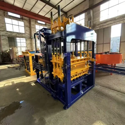 QT5-15 Automatic Hollow Block Machine China Cheap Construction Equipment - Features New Concrete/Cement/Sand Mold/Engine