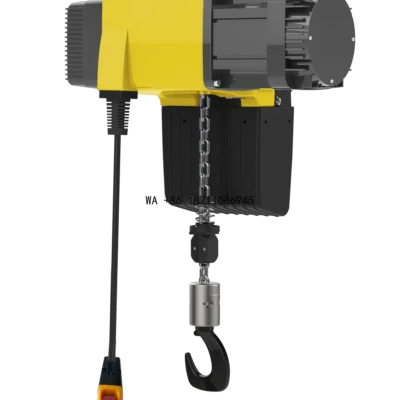 Polipasto Eléctrico de Cadena de Frecuencia Variable de 125 kg, Grúa de Elevación de Acero