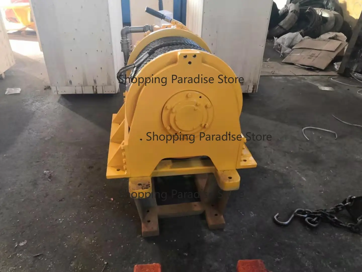 Heavy Duty Electric Cable Pulling Machine High-Speed 2-0-10 Ton Power Air Hoist Winch for Auto & Construction Material Lifting - Image 5