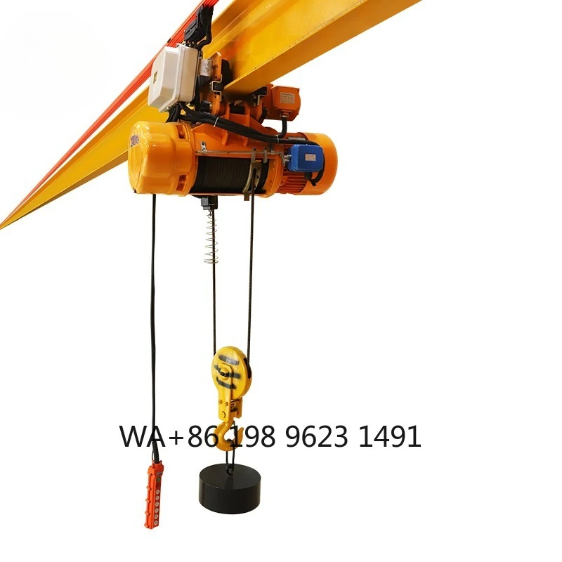 Guincho Elétrico de Cabo de Aço CD1 MD1 de 2 Toneladas com Carrinho, Mini Guindaste Industrial para Manuseio de Materiais em Construção e Armazém - Image 3