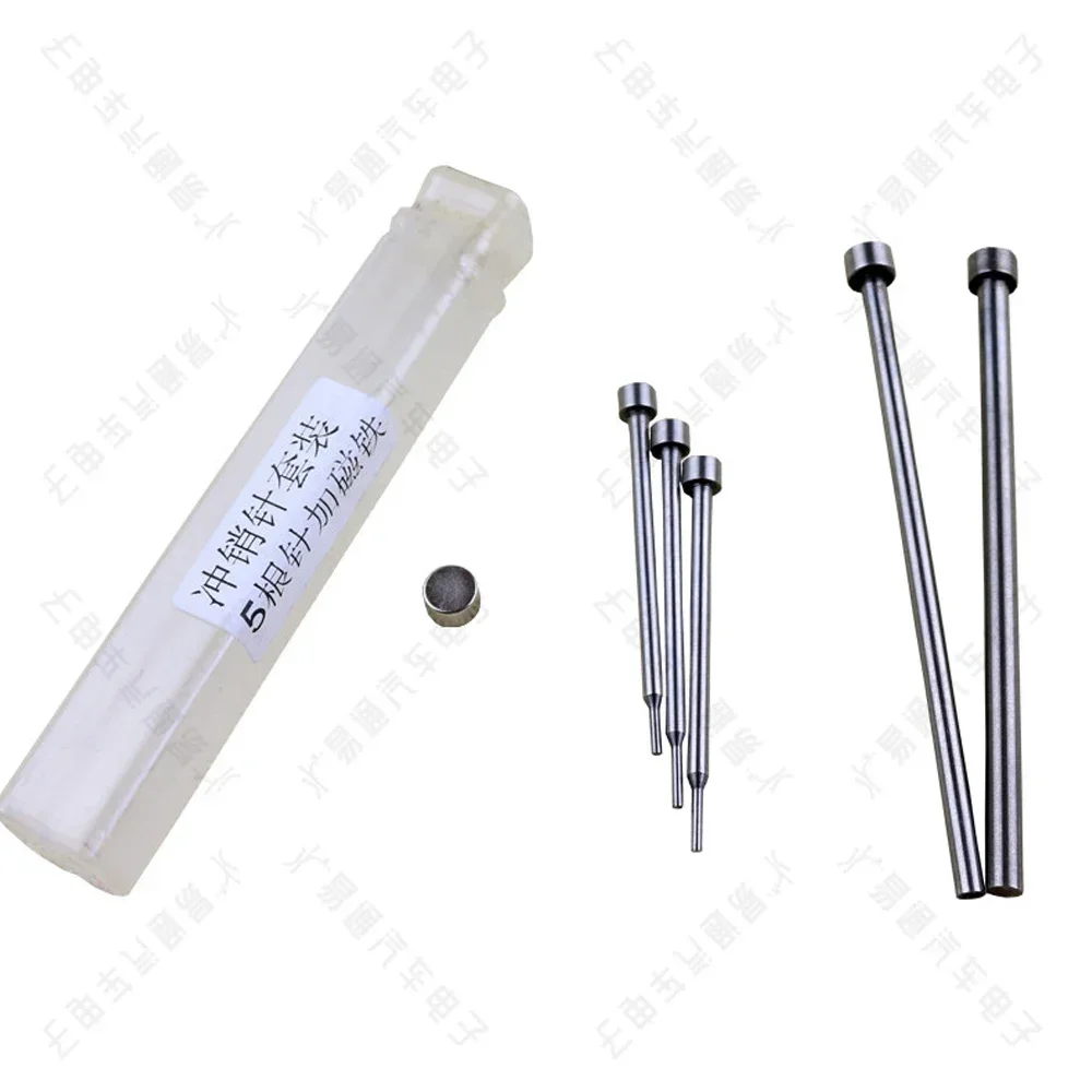 Ferramenta de remoção e desmontagem de pino de chave remota de carro – Kit profissional de reparo de serralheiro com lâmina de extração de chave, agulha e ímã - Image 3