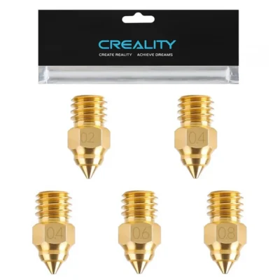 Bicos de Latão Originais Creality CR-6 SE/Ender 3 S1 para Extrusora Hotend, Peças para Impressoras 3D Ender 3 S1 Pro/S1 Plus/V2 Neo/Neo