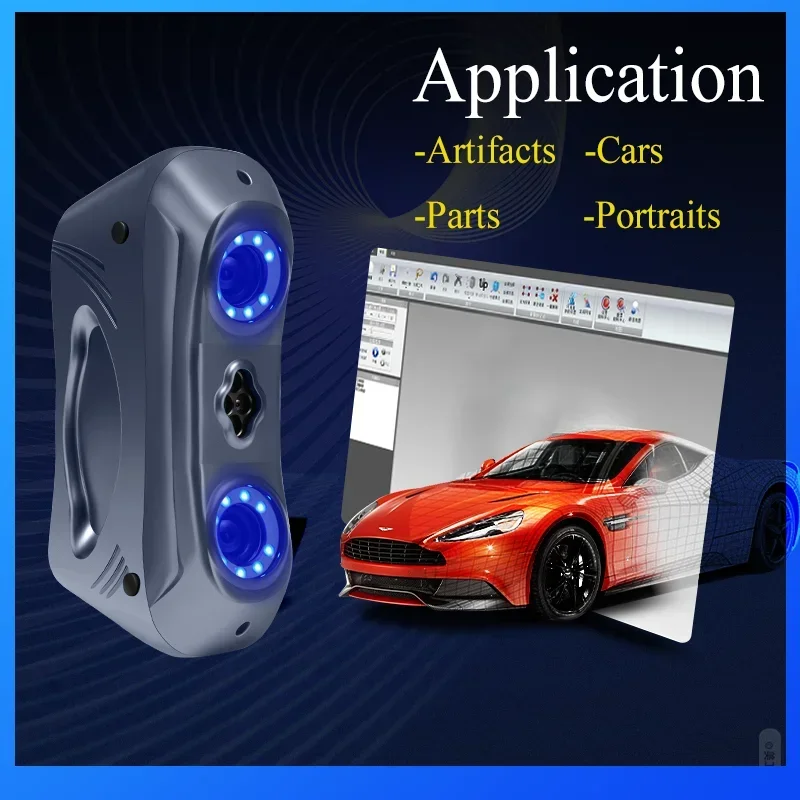 2026 Premium Commercial high precision fast scanning handheld portable laser 3d scanner for cnc machine and 3d printer - Image 4
