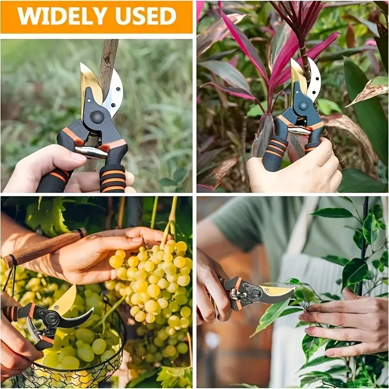 Tesouras de poda resistentes, ferramentas manuais de jardim, tesoura agrícola, selecionador de frutas, podador de jardim, ferramentas de jardinagem - Image 2