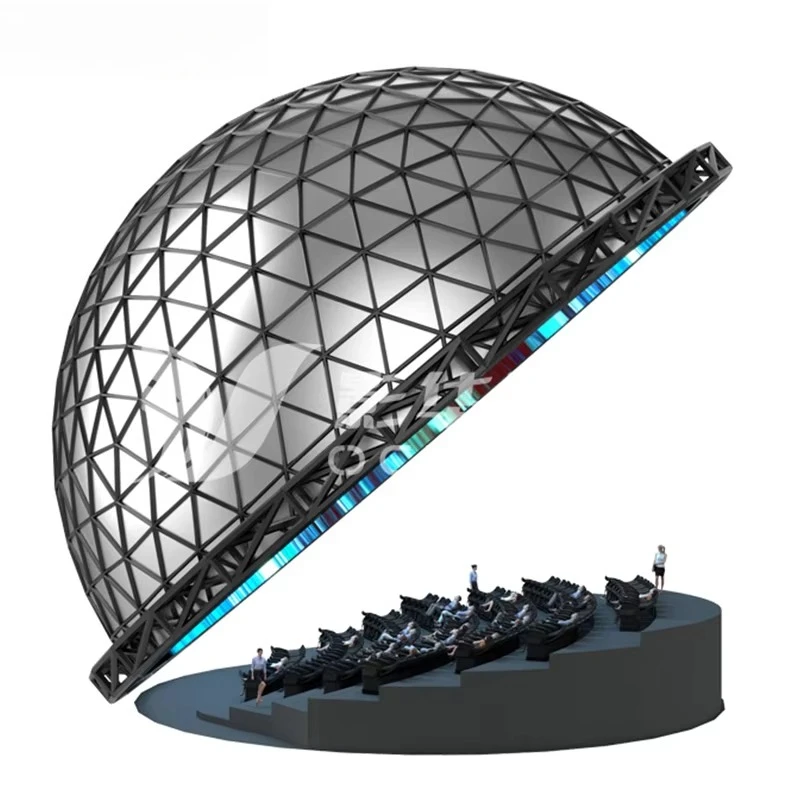 Simulador de Voo VR 2026, Entretenimento AR/VR, Cinema em Cúpula 3D 5D 7D, Simulador de Montanha-Russa 12D, Cinema Voador Imersivo 9D