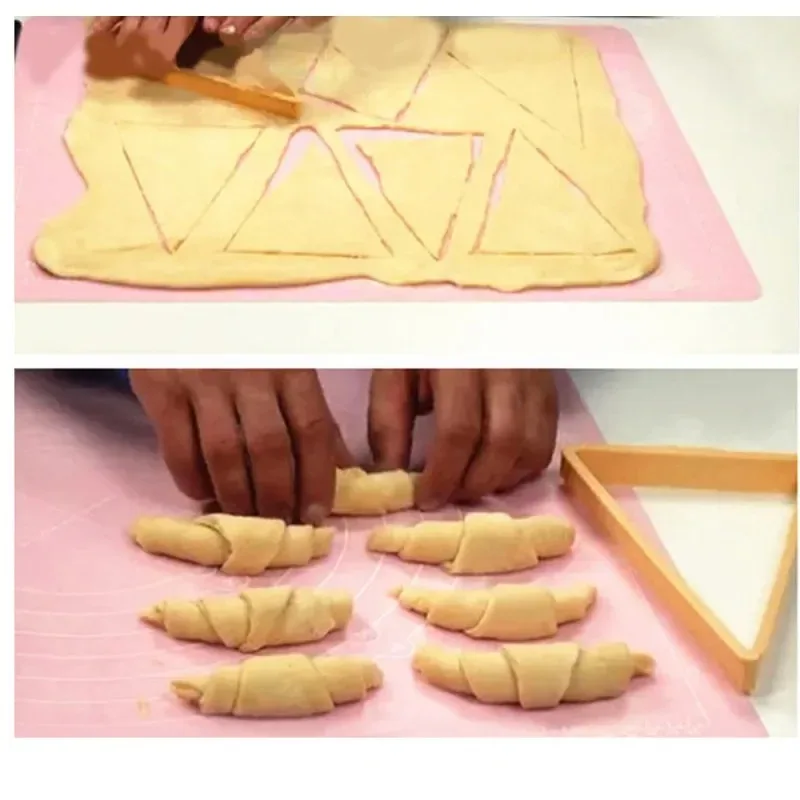 Molde para Croissant, Cortador de Pão, Ferramenta para Fazer Croissant, Utensílio de Cozinha para Confeitaria - Image 3
