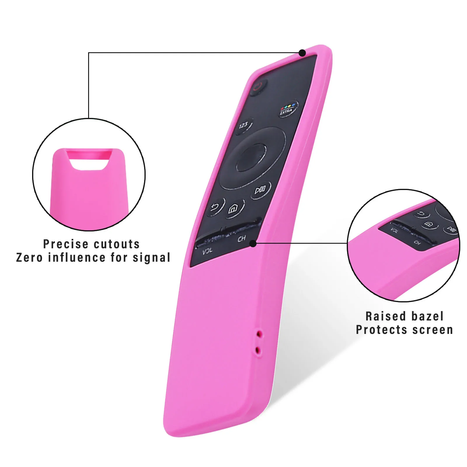 Silicone Shockproof Protective Cover Case for Samsung BN59 Series Smart TV Remote Control - Anti Slip & Shockproof Cover for 4K - Image 5