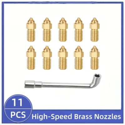 Kit de Bicos de Latão de Alta Velocidade para Impressoras 3D Ender 3 V3 SE/Ender 5 S1/Ender 7