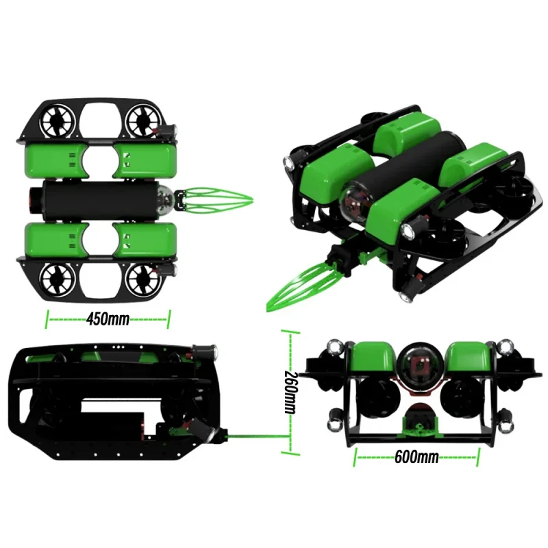 4K HD Underwater Exploration Drone, Industrial ROV Camera for Professional Marine Inspection & Survey - Image 5
