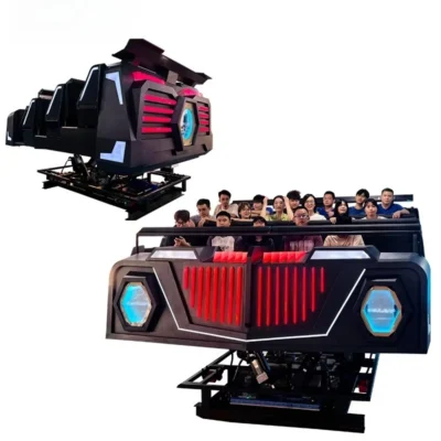 Simulador de Cinema Voador 5D 7D 9D com 6-8 Assentos, Sistema de Teatro de Voo Imersivo, Plataforma de Movimento 6 DOF, Realidade Virtual para Centro de Jogos