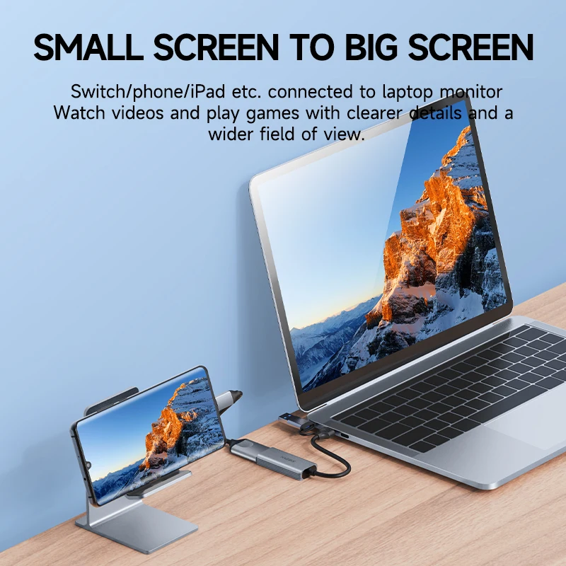 Hagibis placa de captura de vídeo usb 3.0 com 100w pd para meta quest 3 ipad hdmi para usb/tipo-c jogos streaming ao vivo gravador de vídeo - Image 5