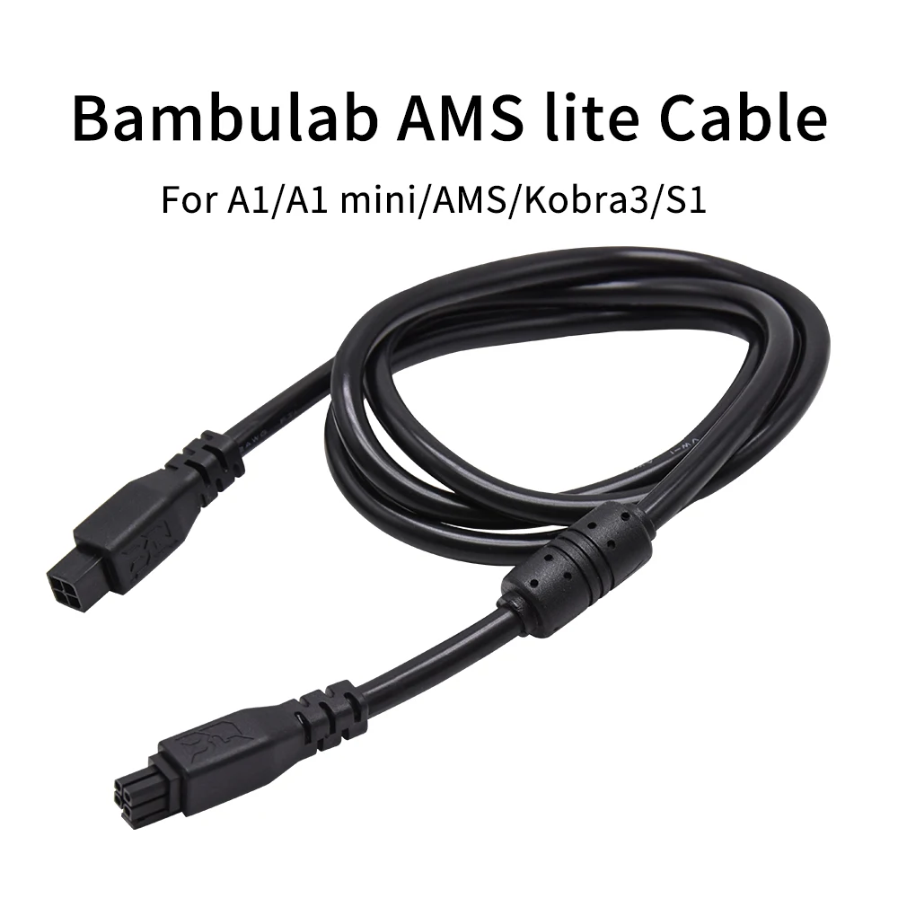 Bamb Lab AMS Lite 0.5/1M/1.5M 4-Pin Male/Female Extension Cable High-Quality Flexible Wire for A1/A1 Mini/Kobra 3/S1 3D Printer - Image 2