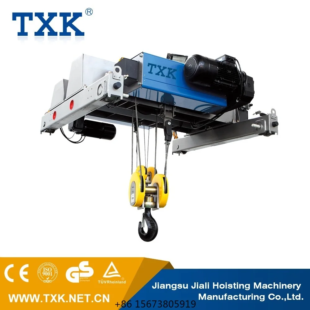 TXK 50 Ton European Electric Wire Rope Hoist Construction Lift Hoist Electric Cable Hoist with Remote Controller - Image 5