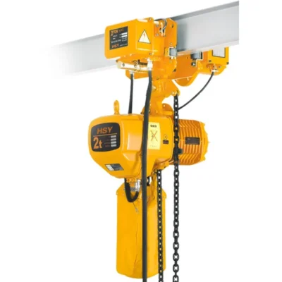 Treuil de levage à chaîne mobile de 2 tonnes pour atelier, construction, levage de matériaux, chargement, déchargement, travaux sur le terrain