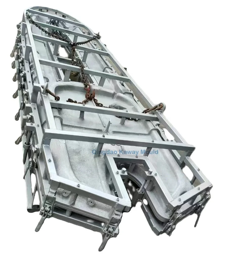 Professional Custom Aluminum Mold with Glossy Surface for Rotational Moulding Kayak Offshore in Polyethylene - Image 6