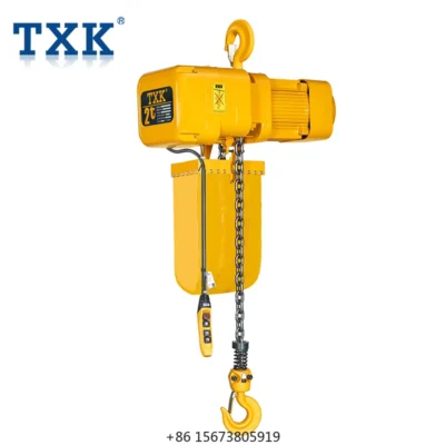 Polipasto Eléctrico de Cadena Fijo de Alta Gama Liftking de 2 Toneladas, Modelo M5 con Gancho