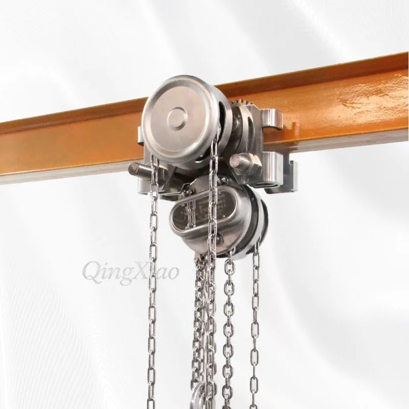 Palans à chaîne manuels en acier inoxydable 304 de 2 tonnes et 3 tonnes, résistants à la corrosion, équipement de levage industriel pour bâtiments - Image 5