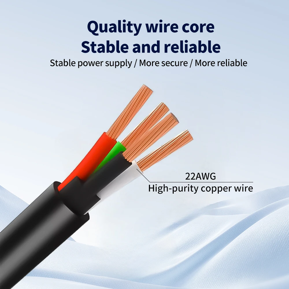 Bamb Lab AMS Lite 0.5/1M/1.5M 4-Pin Male/Female Extension Cable High-Quality Flexible Wire for A1/A1 Mini/Kobra 3/S1 3D Printer - Image 3