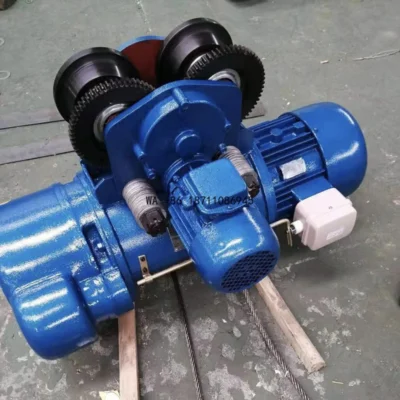 Electric Cable Hoist with Motorized Trolley Single Girder Overhead Travelling Crane