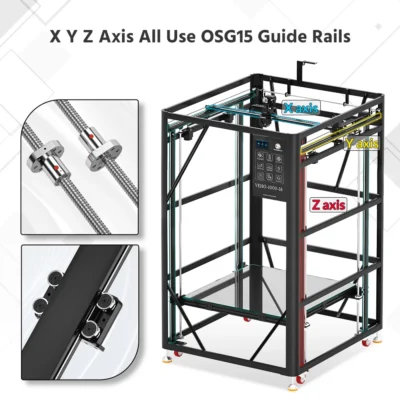 Hot Selling Large Format FDM Manufacturing Impresora 3d Printer Marlin Stable Structure Single Color Fast 3d Printer