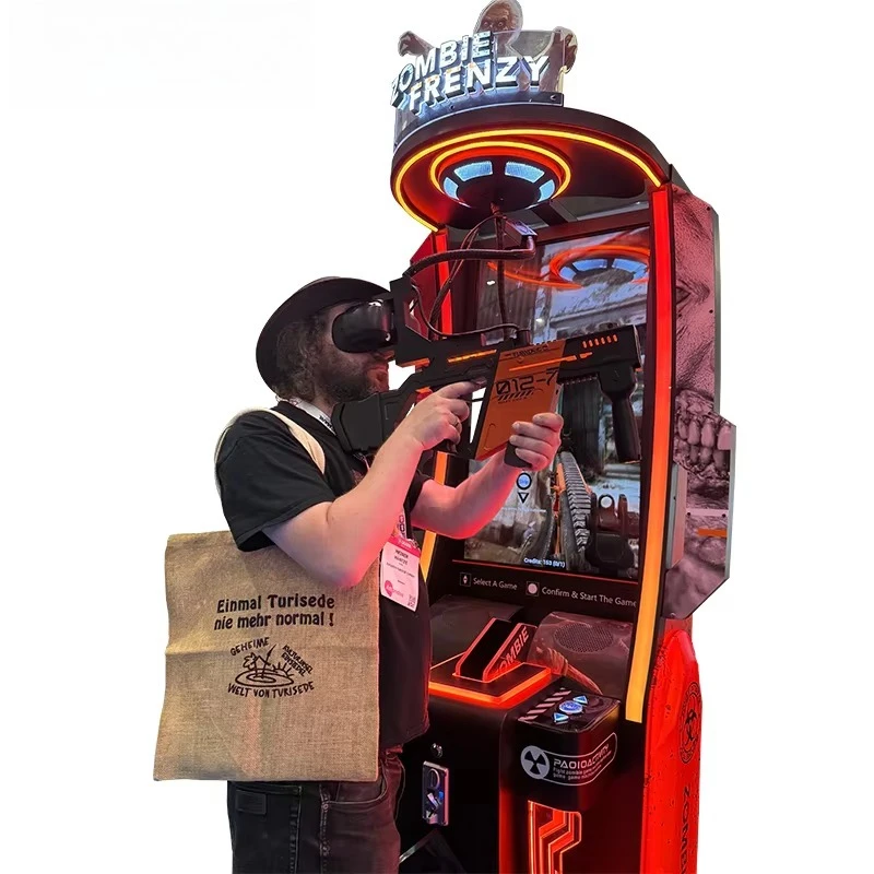 Simulador de Tiro VR 2026 Novo para Uma Pessoa, Jogos de Arcade de Realidade Virtual 5D 7D 12D, Plataforma de Movimento, Máquina de Jogo 3D para Ambientes Internos