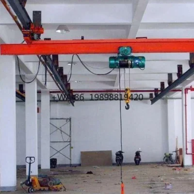 Electric Hoist Wireless Remote Control 2 Ton Capacity Motor/Engine Powered 3 Phase Power for Single Girder Overhead Crane