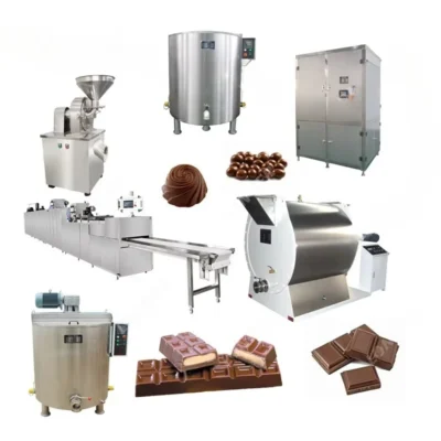 Máquina de Deposición y Enfriamiento de Chocolate de Doble Inyección Personalizada 2025, Línea de Moldeo de Chocolate Automática Pequeña