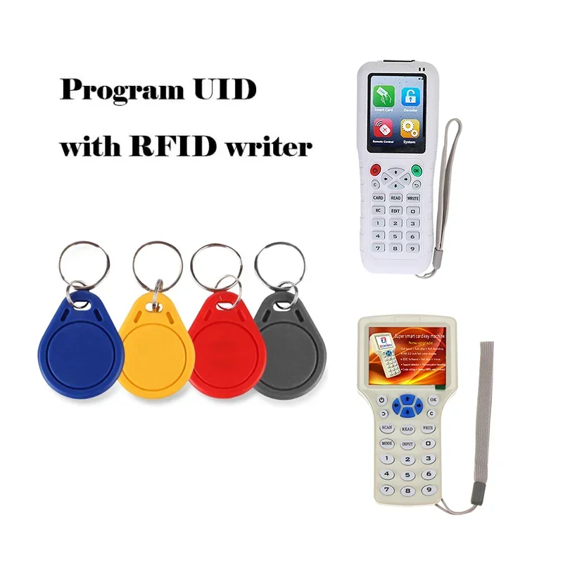 5pcs UID Fob 13.56MHz Block 0 Sector Writable IC Card Clone Changeable Smart Keyfobs Key Tags 1K S50 RFID Access Control - Image 3