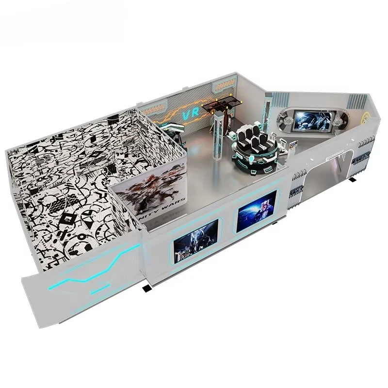 Equipamentos de Playground Interno para Crianças, 12D Atrações de Parque de Diversões, Simulador de Voo 3D, Máquina de Jogo de Realidade Virtual VR - Image 4