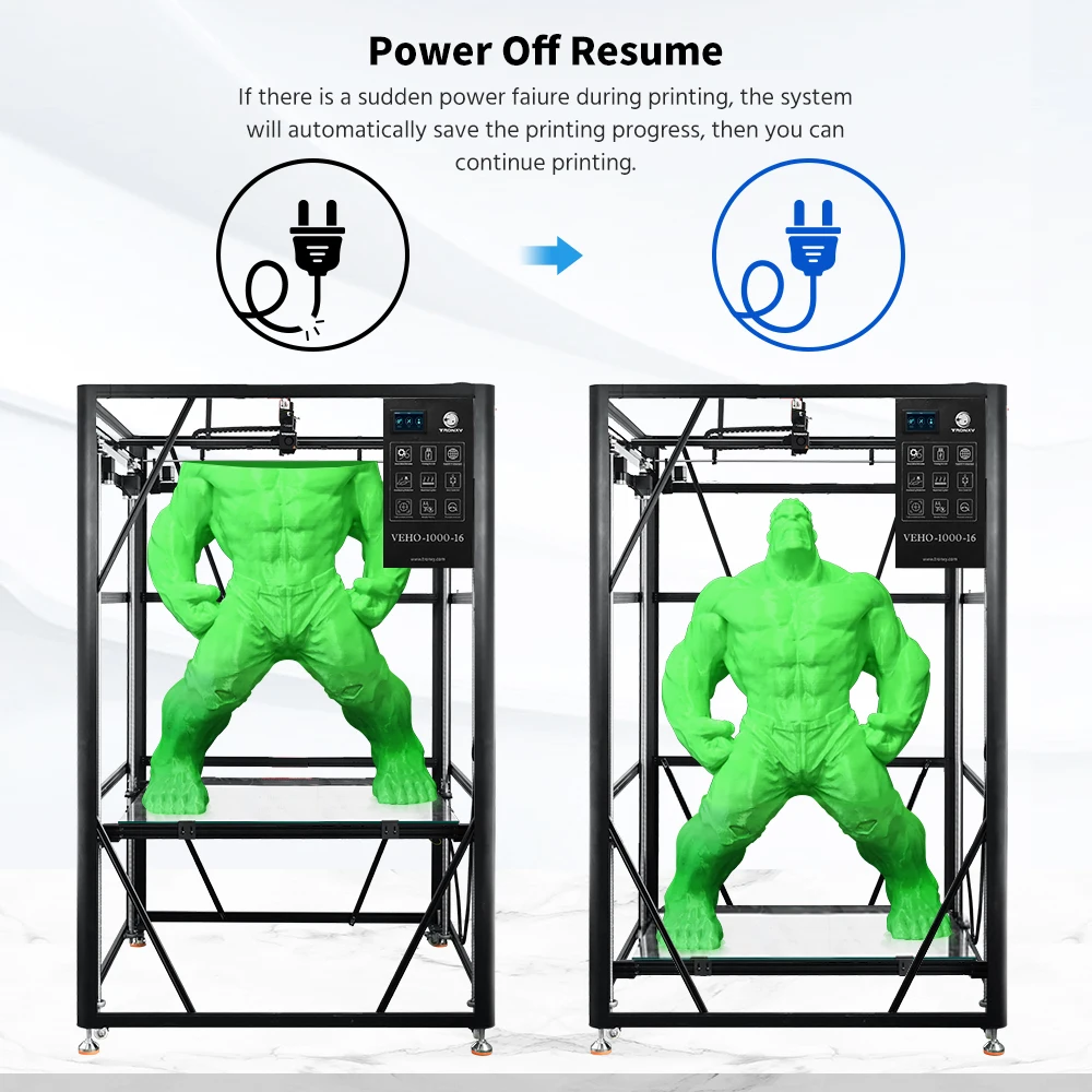 Hot Selling Large Format FDM Manufacturing Impresora 3d Printer Marlin Stable Structure Single Color Fast 3d Printer - Image 2