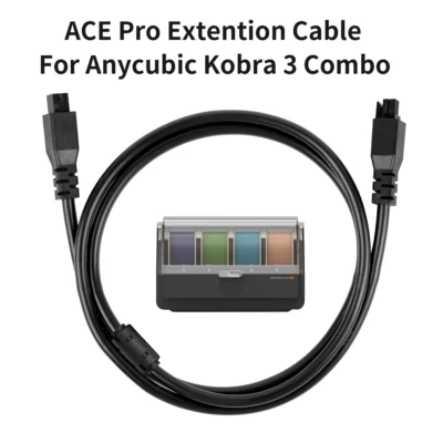 Kobra 3 Combo 4-pin Data Cable ACE Pro Extension Cable 1M With Magnetic ring For Kobra 3/Max/S1/S1C 3D Printer