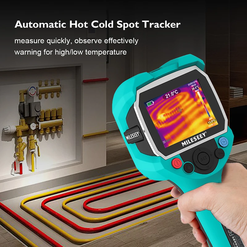 Mileseey TR120 Infrared Thermal Imager 3.5" Display High Precision for Plumbing Heating Detection
