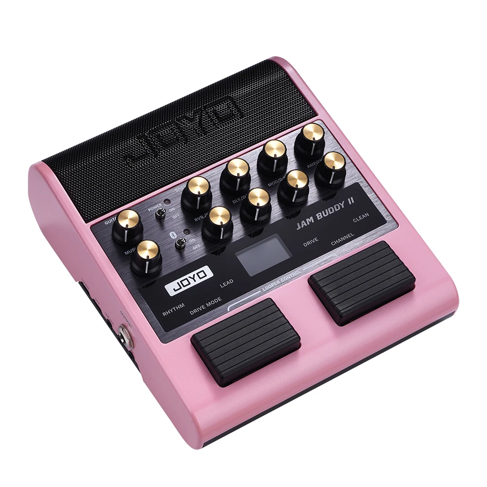 JOYO JAM BUDDY II Amplificador de Guitarra Eléctrica Portátil de 10W y Pedal Multiefectos con Grabación OTG y Bluetooth para Práctica de Guitarra - Image 2