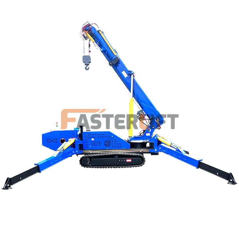 CE Mini Spider Crawler Crane Elevator Hoist Glass Curtain Wall Lift Telescopic 8T Small Spider Crane - Image 3
