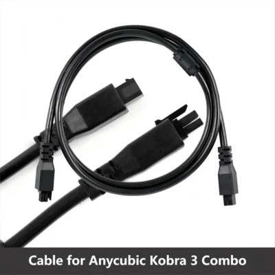For Anycubic Kobra 3 Combo 4-pin Data Cable ACE Pro Extension Cable 1M 1.5M With Magnetic ring For Kobra 3/Max/S1/S1C 3D Printer