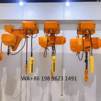 Guincho Elétrico de Cadeia de Baixa Altura com Certificação CE ISO Europeu para Elevação Industrial Pesada em Guindastes de Oficina