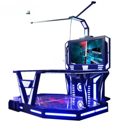 l l # Plataforma de caminhada 9D Vr de qualidade Vive Equipamento de realidade virtual Máquina simulador de voo para venda