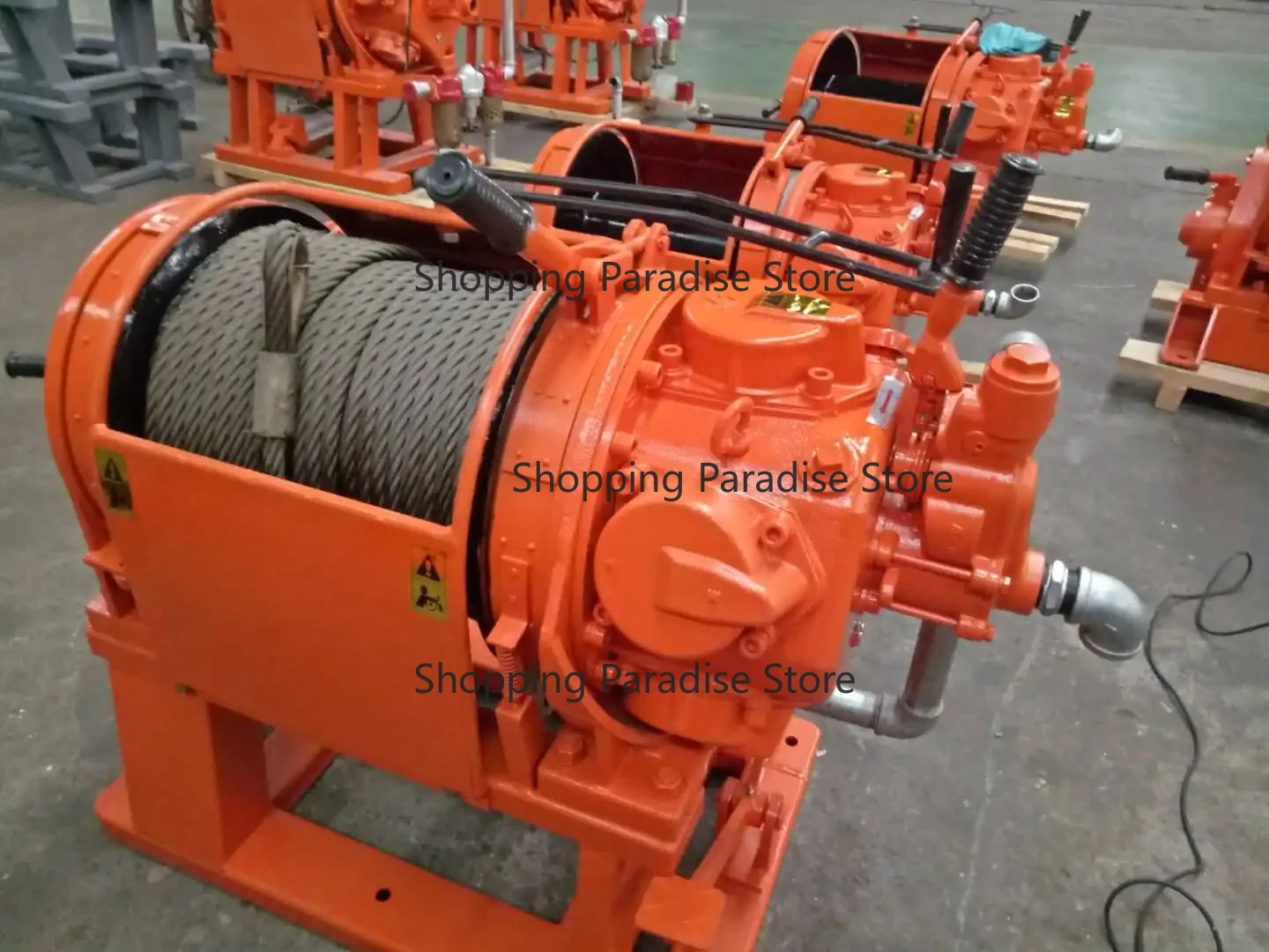 Heavy Duty Electric Cable Pulling Machine High-Speed 2-0-10 Ton Power Air Hoist Winch for Auto & Construction Material Lifting - Image 4