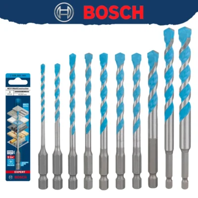 Broca de construção múltipla BOSCH EXPERT HEX-9 para telhas macias de concreto Broca helicoidal de alta dureza 2608900569 2608900574