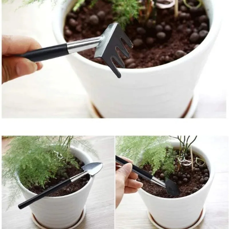 Mini conjunto de ferramentas para cuidados com plantas suculentas - 16 peças de suprimentos de transplante manual para bonsai e flores internas e externas - Image 3