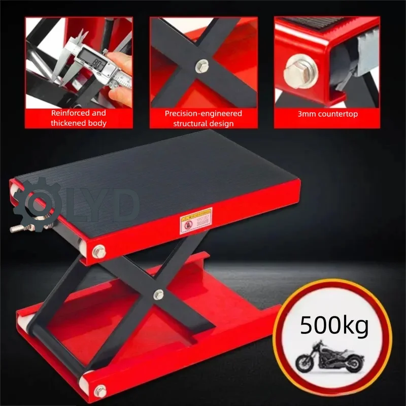Plataforma Elevatória para Motocicletas: Macaco Especial para Manutenção e Manuseio de Equipamentos - Image 5